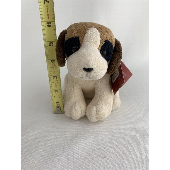 Russ Luv Pets “Patches” the St. Bernard Puppy Dog Beanbag 6” Plush Toy With Tags - Picture 9 of 9